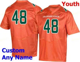 Maglie da calcio Colorado State 3 EJ Scott 32 Marcus Mcelroy 4 Michael Gallup 48 Shaquil Barrett 5 Kapri Bibbs Custom Footb