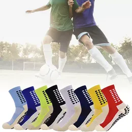 Mäns Anti Slip Football Socks Athletic Long Socks Absorberande sportgreppstrumpor för basketfotboll Volleyboll Running Sock 907