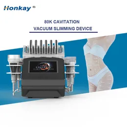 7 in 1 Vacuum 80K Cavitation Slimming Machine Ultrasonic Liposuction Lipo Laser Multipolar RF High Frequency Fat Burning Skin Tighten Anti-wrinkle Health Machine