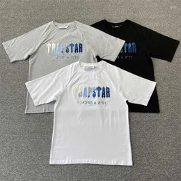 Erkek Tişörtleri İlkbahar Yaz Trapstar Sports Kısa Kollu Takım Erkek Kadın Yüksek Kaliteli Gym Egzersiz Giysileri Eğlence T-Shirt Sokak Giydi