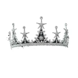 2021 Nuovi copricapo Super Fairy Wedding White Auze Crown for Women