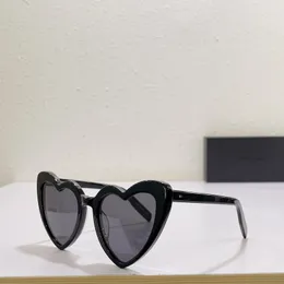 heart sunglasses Original high quality Designer Sunglasses for mens famous fashionable classic retro womens glasses brand eyeglass Fashion SL181 sunglass