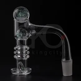 DHL Smoke Completamente saldato Bordo smussato Quarzo Banger XXL Fermo di calore Terp Slurper Chiodo 10/14 / 18mm Per Dab Rigs Tubi Bong