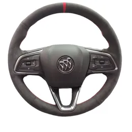 Private Custom Leather Suede hand sewn steering wheel cover 14-21 For Buick Excelle GT Regal LaCrosse Envision Enclave