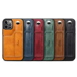 Läderplånbok Telefonfodral för magnetisk stängning Kredit -ID -kortplats Hållare Flip Cover Stand Pouch för iPhone 11 12 13 Pro Max XS X XR 7 8 Plus SE 22