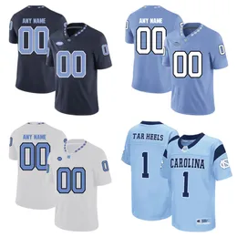 Custom NCAA College North Carolina Tar Heels Football Jerseys 5 Dazz Newsome 1 Khafre Brown 44 Jeremiah Gemmel Tomon Fox Corrales Simmons Jones Fox Howell Chandler