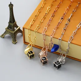Desinger Luxury Pendant Necklace Design Dinosaur Egg Gift Classic Womens Mens Fashion 3 Color Chain Netlace Jewelry No Box
