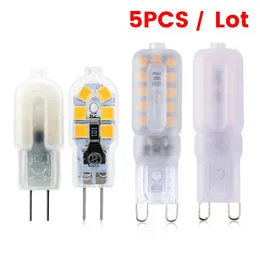 PCs/lote G9 LED 220V G4 12V Bulbo 3W Luzes de luz 7W Substitua 30W 50W 70W Lâmpadas de halogênio para casa