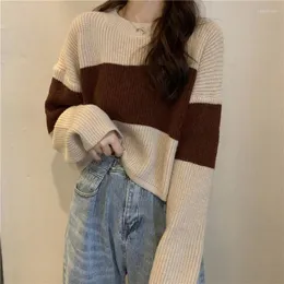 Frauenpullover Damenfrau Femme Chandails 2022 Nian Herbst Winter Verschiedene Farben Bluse Strickpullover Pullover Weiblich Pull