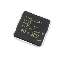 Novos circuitos integrados originais MCU STM32F103VET6 STM32F103 IC CHIP LQFP-100 72MHz 512KB Microcontrolador