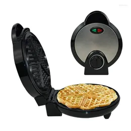 Brödstillverkare Electric Waffle Maker Crepe Toaster Non-Stick Hushåll Muffin Iron Buble Eggs Cake Oven Breakfast Baking Machine EU Plug