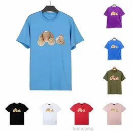 T-shirty męskie 8 colors projektanci noszenia mężczyzn kobiety T-koszulka Palmowie aniołowe ubrania męskie koszulka damska koszulka z krótkim rękawem