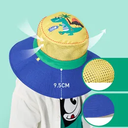 Kapaklar Şapkalar Kocotree Her iki taraf da kova şapkası çocuklar için kızlar erkekler geniş ağzına kadar yaz güneş şapkası pamuk çocuklar için komik baskı 220907