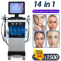 元のHydra Facial Microdermabrasion Macher皮膚式皮膚皮の皮むき超音波皮膚スクラバー酸素スプレースキンケア