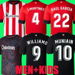 22 23 Club Soccer Jerseys BERENGUER 2022 2023 MUNIAIN WILLIAMS Football shirt RAUL GARCIA VILLALIBRE camiseta Sancet home GK UNAI SIMON away 3XL 4XL