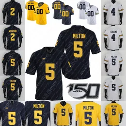 Camisa de futebol de Michigan Micah Pollard Quinten Johnson Kenneth Grant Derrick Moore Joe Taylor Jake Moody Brad Robbins Ayebi Anoma Will Johnson Keon Sabb