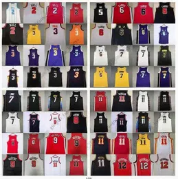 Retro Mitchell و Ness Basketball Jerseys Fox Caruso James Anthony Durant Lowry Lavine Vucevic Derozan Irving Young Ado George Herro Jokic Embiid Butler