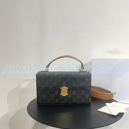 Borsa a tracolla in pelle di alta qualità Borsa da uomo e da donna aperta Borsa a tracolla da donna di design di lusso a tracolla