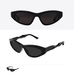 مصمم نظارات شمسية للنساء الاتجاه المنصة الجديدة BB0207 المعابد الدوارة تصميم الأزياء Cat Eye Sunglasses أعلى جودة الصندوق الأصلي