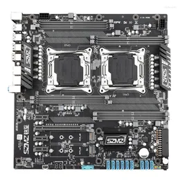 Motherboards X99 Z8 Dual Desktop Motherboard PCI-E 16X DDR4 8 2400MHz Memory Slot NVME M.2 Interface SATA3.0 9 ALC662 5.1