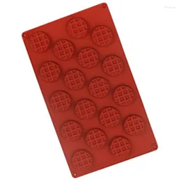 Stampi da forno Stampi per biscotti Stampo per waffle rotondo in silicone 3D Fai da te Amore Strumento per la produzione di cioccolato Stampo per torta Decor Accessori per la cucina