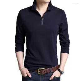 남자 폴로 2022 패션 브랜드 디자이너 셔츠 셔츠 남자면 소년 스트리트 스타일 롱 슬리브 슬림 한 한국 캐주얼 의류