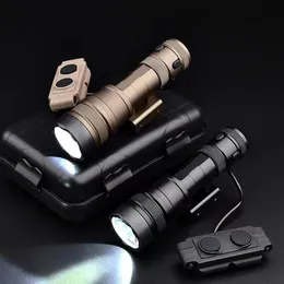 Tactical Accessories REIN 2.0 Micro Kit 1300Lumens metal Flashlight With Dual function switch Fit 20MM Picatinny Rail Airsoft Wadsn Weapon light