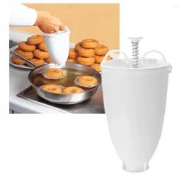 Baking Moulds Donut Mould Easy Manual Waffle Dispenser Portable Doughnut Making Machine Cake Kitchen Pastry DIY Tool