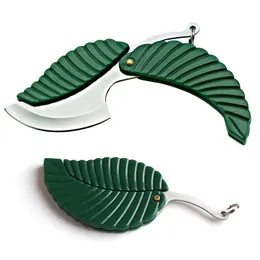 Mini Blatt Klappmesser Schlüsselanhänger Anhänger Tragbare Outdoor Camping Taschenmesser Survival Tool