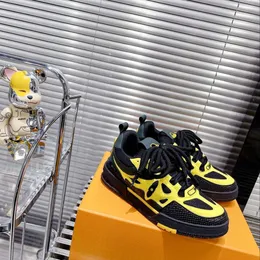 Men Trail Sneaker Gumowa podeszwa zewnętrzna buty do biegania płócienne cielę skórzane męskie trampki koronkowe trenerzy Ebene Najwyższa jakość buty na zewnątrz 35-46 MKJKK00002