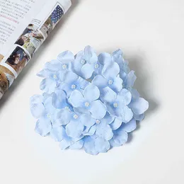 Faux Floral Greenery 50 PCs 15 cm Hydrangea Flor Artificial Heads