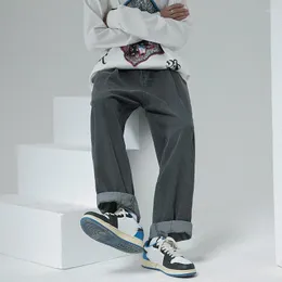 Männer Jeans Koreanische männer Baggy Gerade Casual Breite Denim Vintage Hosen Mann Hip Hop Japanische Streetwear Hosen 2022