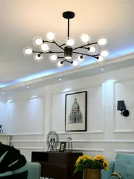 مصابيح قلادة حديثة LED Iron Luminaria Pendente Deco Maison Hanging Lamp Lighting Lighting Bar Bar Bar Room Room Room