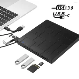 USB 3.0 بطاقة متعددة الوظائف إدراج مسجل محرك أقراص بصري محمول قارئ DVD خارجي لجهاز الكمبيوتر المحمول