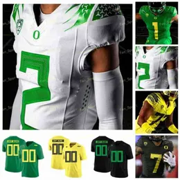 Американский колледж Колледж Колледж NCAA College Oregon Ducks Johnny Johnson III Jaylon Redd Mase Funa Drayton Carlberg Custom Football Jerseys Green White Blac