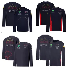F1 Formula One T-Shirt Bahar ve Sonbahar Takımı Uzun Kollu Jersey Aynı Özel