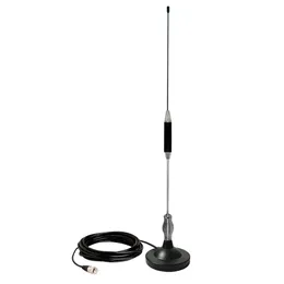 CB Antenna Car Mobile Radio 27MHZ 28 inch Walkie Talkie Accessories Portable Indoor Outdoor Antennas with Heavy Duty Magnet Mount for President Midland Cobra Uniden
