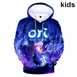 Men's Hoodies 3 To 14 Years Kids Ori And The Will Of Wisps Sweatshirt Boys Girl Outerwear Jacket Children Clothes
