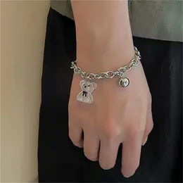 Princesa Bear Bracelete de cristal Letras italianas Jóias altas Party Festy Birthday Birthday Gift Pulsera de Mujer