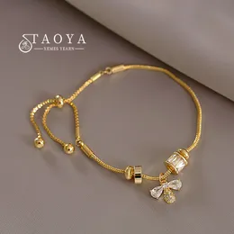 2022 Novo design Sense Sense Zircon abelha pendente puxar ajuste charme Bracelet Party Party Feminino Jóia de Luxúria Acessórios de Moda