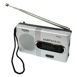AM/FM 듀얼 밴드 라디오 수신기 텔레스코픽 안테나 장로 내장 스피커를위한 휴대용 미니 라디오 플레이어 3.5mm 헤드폰 잭