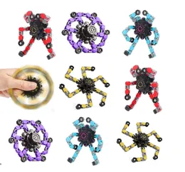 Decompression Toy Transformable Fingertip Chain Robot Diy Deformation Deformed Mechanical For Kids Adts Drop Delivery 2022 Bdejewelry Ampmw