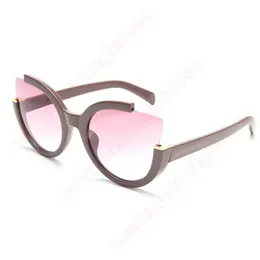 أزياء لطيف مثير القطة قطة العين نظارة شمسية النساء مصمم العلامة التجارية عتيقة Cateye Oval Sun Glasses للسيدات UV400 LUNETTE DE SOLEL