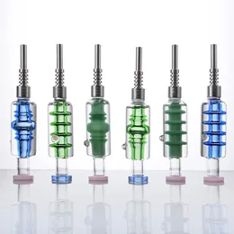 Glicerina congelável NC Acessórios para fumantes do coletor NC de 14 mm Mini cachimbo de vidro Bonga de vidro Bonga Dab Rigs Tubos de água