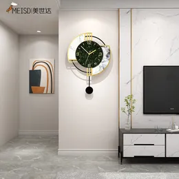 벽시계 meisd 아크릴 사일런트 벽 시계 현대 디자인 벽 장식 시계 시계 시계 창조적 인 홈 장식 Horloge Murale 220909