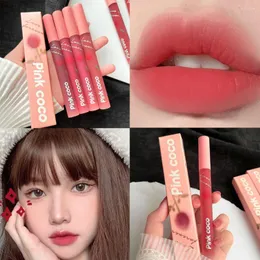 Lip Gloss 6 Color Lipstick Velvet Matte Liquid Stick Waterproof Rose Pink Long Lasting Sexy Women Tint Beauty Cosmetics