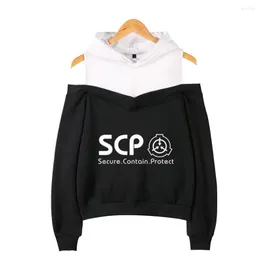 Erkek Hoodies Scp Vakfı Kapalı Omuz Kapşonlu Sweatshirt Kadın Pamuk Pamuk Sweatshirts Bahar Sonbahar Ceket Giysileri