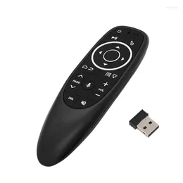 Remote Controlers G10S Pro Smart Voice Control Gyroscope Wireless Air Mouse met achtergrondverlichting voor X96 H96 Max T95Q TX6 Android TV Box