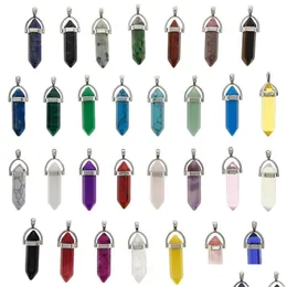 Anhänger Halsketten Kristalle Punkt Anhänger 30 Stück Mix BK Großhandel Chakra Heilstein Anhänger für Frauen Drop Lieferung 2021 Jewelr Dhgp9