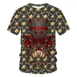 Męskie koszule THE CHRANTRINA METAL WITR SERIIND MARK MARK MARZEK MAŁNIEJ STOUNKI 3D DRINTING HAT O NECK T-shirt Streetwear Fashion Oversize